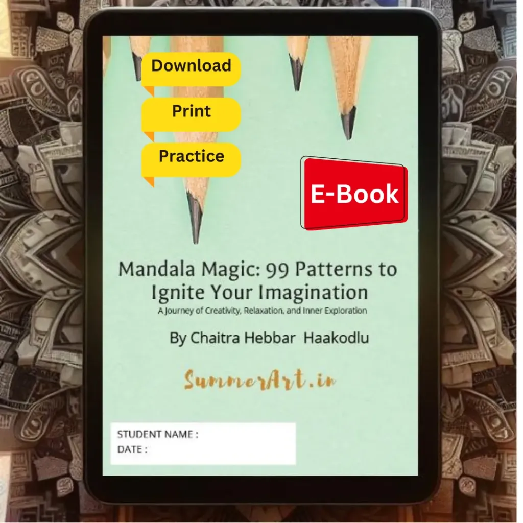 99 pattern Mandala E book